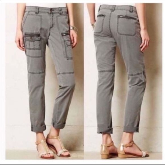 Anthropologie Pants - Anthro Hei Hei Westport Military Canvas Cargo Pant